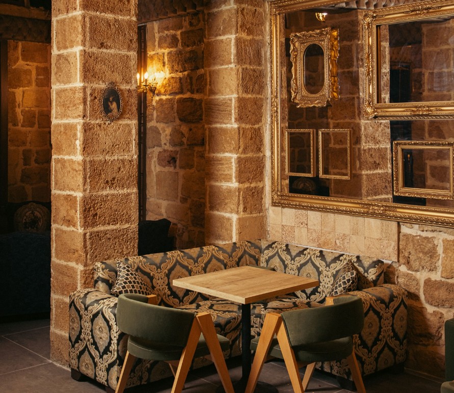 Mirror Corner Seating